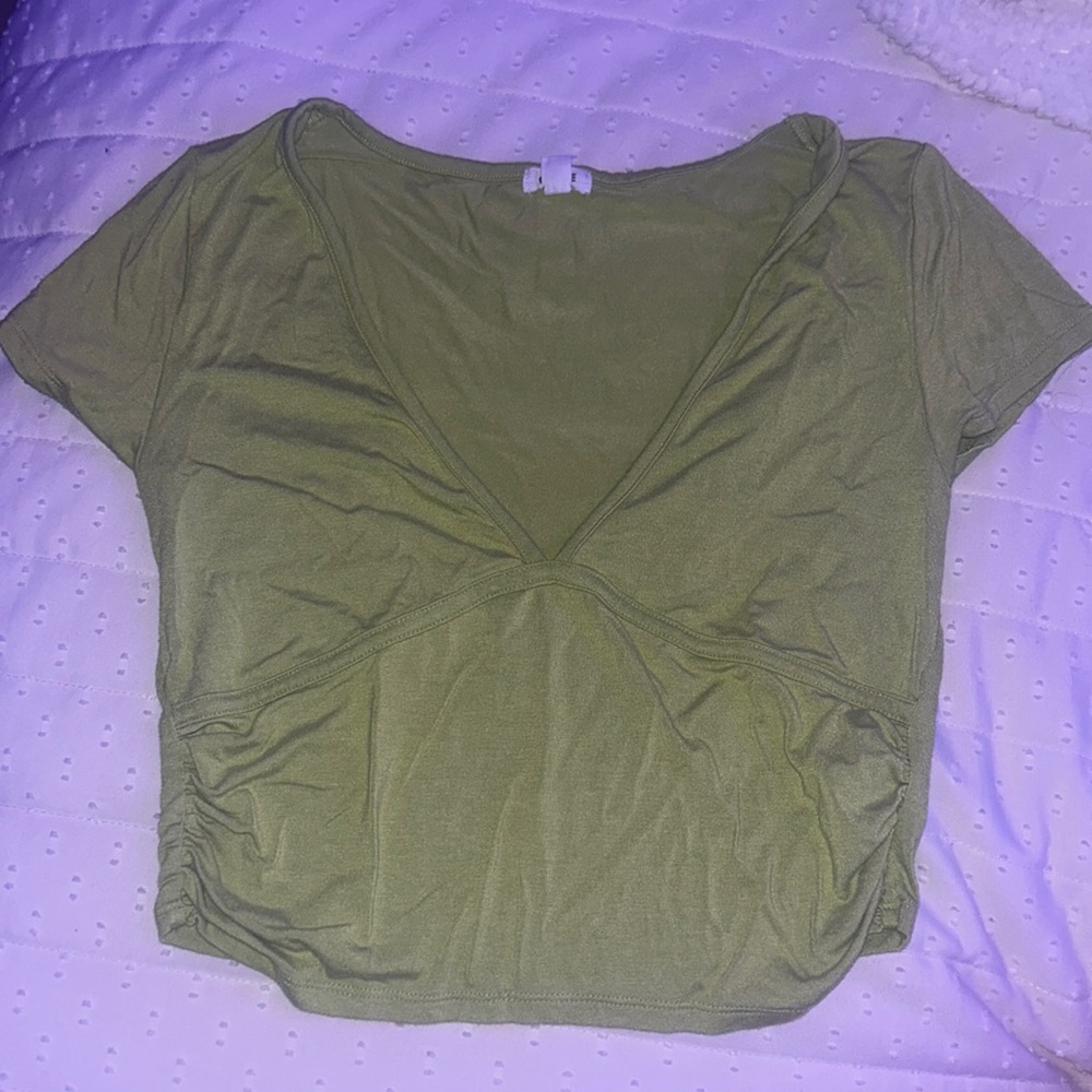 Green garage night out top
